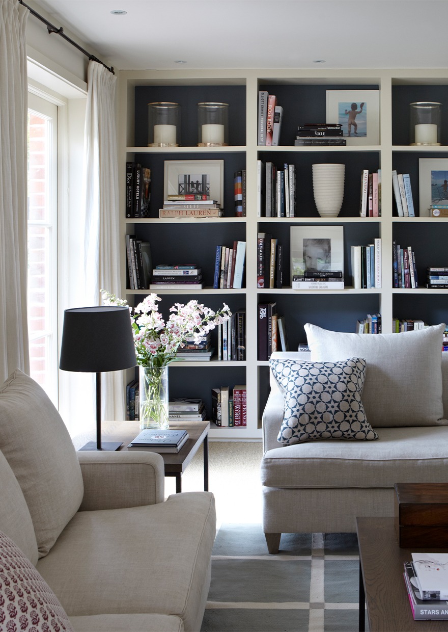 Country House with library joinery